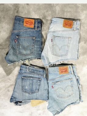Levi's Rag&Bone 4 Bundle 💯% Cotton Denim  Shorts Set -  Size 27|24|27|28